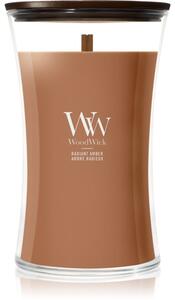 Woodwick Radiant Amber vonná svíčka s dřevěným knotem 610 g