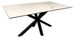 Keramický jídelní stůl Neele 160 cm bílý