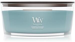 Woodwick Cedarwood & Ocean Moss vonná svíčka s dřevěným knotem 453.6 g