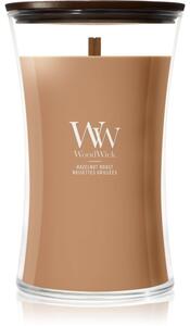 Woodwick Hazelnut Roast vonná svíčka s dřevěným knotem 610 g