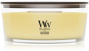 Woodwick Yuzu & Vetiver vonná svíčka s dřevěným knotem 453.6 g
