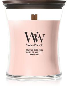 Woodwick Coastal Sunberry vonná svíčka s dřevěným knotem 275 g