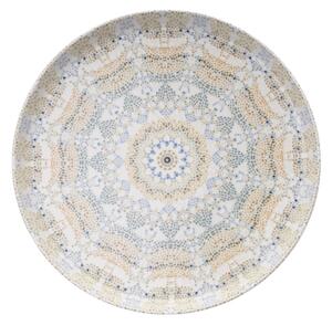 Jídelní sada 12 ks pestrobarevná/porcelán