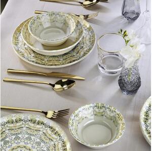 Jídelní sada 12 ks pestrobarevná/porcelán
