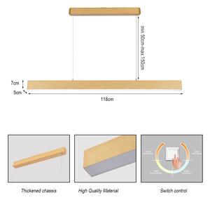 Brilagi - LED Lustr na lanku SLEEKLINE LED/40W/230V 3000/4500/6000K dekor dubu