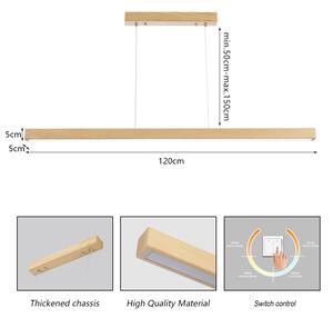 Brilagi - LED Lustr na lanku OAK LED/30W/230V 3000/4500/6000K dub