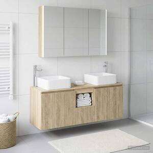 Sada koupelnových skříněk 4 ks Dub sonoma Kompozitní dřevo 3406385
