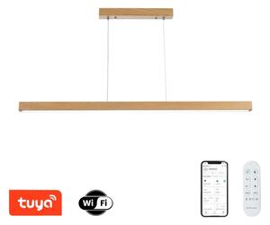 Brilagi -LED Stmívatelný lustr na lanku OAK SMART LED/30W/230V Wi-Fi Tuya dub+DO