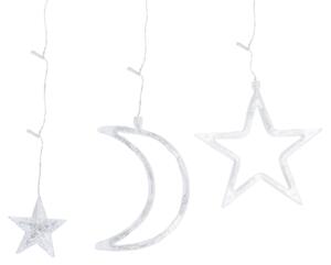 Aigostar - LED Solární ván. řetěz 120xLED/8 funkcí 3x0,6m 500 mAh IP65 tep bílá