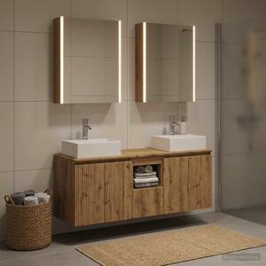 Sada koupelnových skříněk 5 ks Dub artisan Kompozitní dřevo 3406414