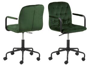 Designová kancelářská židle Zara zelená