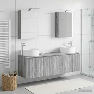 Sada koupelnových skříněk 5 ks Šedý Sonoma Kompozitní dřevo 3406556