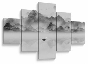 Obraz - Japonské jezero (125x70 cm)