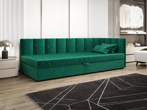 Jednolůžková postel 90x195 MANKA PLUS 1 - zelená