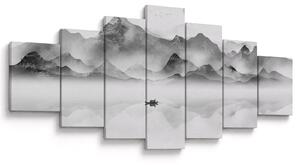 Obraz - Japonské jezero (210x100 cm)
