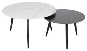 Konferenční stolek Kora B, bílá / černá