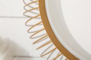 Designový konferenční stolek Elliana II 41cm bílý-zlatý