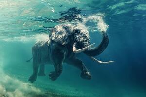 Obraz Elephant 120 x 80 cm, vícebarevná