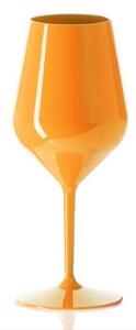 Nerozbitná sklenice na víno 470 ml oranž 6pack