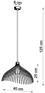 Sollux Lighting UMB závěsné svítidlo 1x60 W bílá SL.0664
