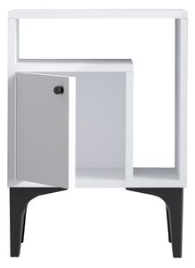 Noční stolek Epic (Bílá + Černá). 1073491