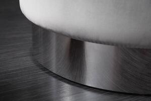 Designová taburetka Rococo 55 cm šedá