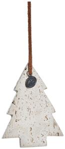 Lene Bjerre Travertinová ozdoba Elina Tree - Linen LB248