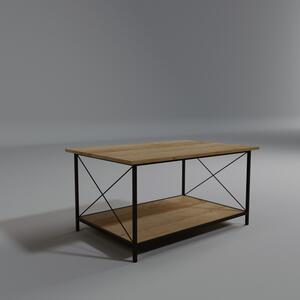 Konferenční stolek Bob (Dub + Černá). 1073522