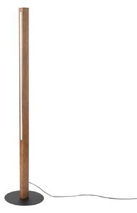 LED podlahová lampa TK 1410 TEO tmavé dřevo