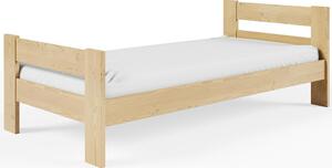 Jednolůžko postel HOGO | 90x200 cm | s roštem | VÝBĚR NÁTĚRŮ