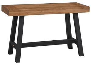 Lavice 110 cm masivní teakové dřevo 340743