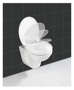 Mírně zvýšené WC sedátko se snadným zavíráním pro seniory Wenko Secura, 43,5 x 37 cm