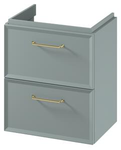 Cersanit S1021-007-Závěs. koup. skříňka pod umyvadlo MILLE SLIM 50x35 cm mintová