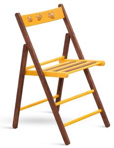 Stima Židle ROBY sklápěcí Odstín: Žlutá (anilin)