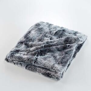 Šedá deka z umělé kožešiny 180x220 cm Antartic – douceur d'intérieur