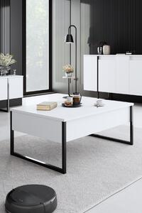 Hanah Home Sada nábytku do obývacího pokoje Luxe - White, Black, Bílá, Černá