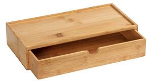 Bambusový úložný box s přihrádkou Wenko Terra