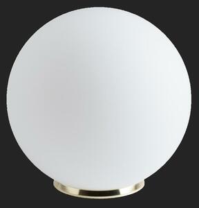 OSMONT BIA50541 BIANCA 3 stolní skleněná lampa mosaz leštěná / bílá IP40 60W E27