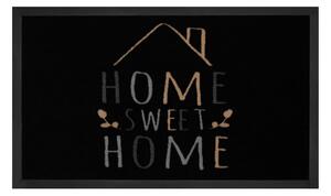 Černá rohožka Hanse Home Home Sweet Home, 45 x 75 cm