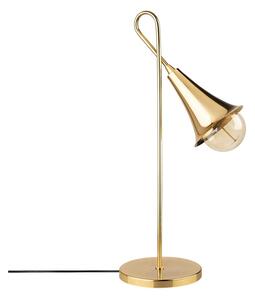 Kovová stolní lampa ve zlaté barvě Opviq lights Elisa