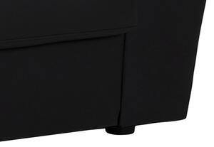 Designová dvojsedačka Darsha 146 cm černá