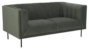 Designová sedačka Darcila 172 cm šedo-zelená