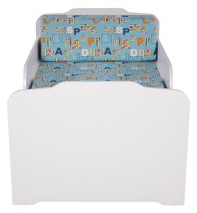 Dětská rostoucí postel s roštem BAMBI bílá, 80x200 cm