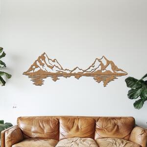 Dřevo života | Dřevěné hory s vodou na zeď | Rozměry (cm): 40x11 | Barva: Horský dub