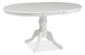 Jídelní stůl Olivia 106 × 106 cm, bílá