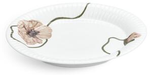 Bílý porcelánový talíř Kähler Design Hammershøi Poppy, ø 22 cm