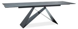 Jídelní stůl Westin I 160 x 90 cm, černá / šedá