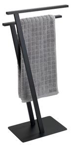 Matně černý ocelový stojan na ručníky Lirio – Wenko