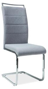 Jídelní židle Oceanus, šedá / stříbrná