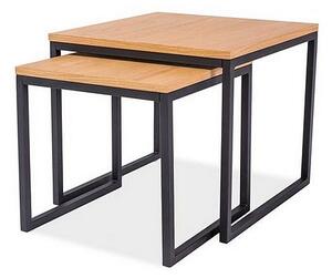 Konferenční stolek Largo Duo, dub / černá